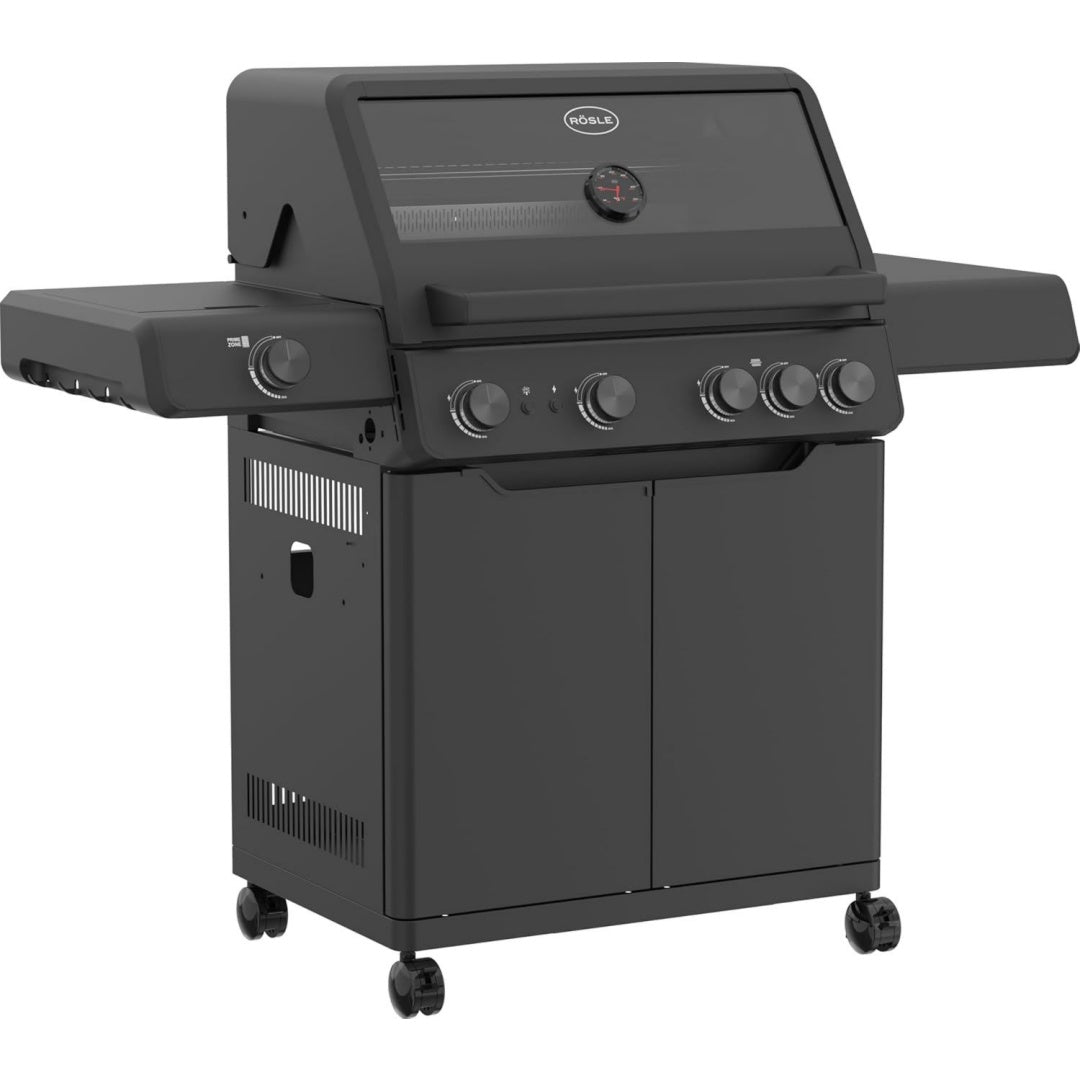 Gasgrill Hero 4 4 Brenner (je 3 Schwarz 70x45 cm 5 kW) PRIMEZONE