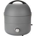 Tischgrill Kompakt-Grill Gasgrill Gas Tisch -Brenner BBQ Camping (Grill-to-Go ) Grau edelstahl