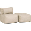 Sitzsack Sessel und Hocker mit Fuellung Beige Modular Sofa In Deutschland Hergestellt