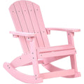 Muskoka Kinder Garten-Schaukelstuhl Rosa mit Breiten Armlehnen modern Adirondack Schwarz