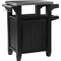 BBQ Beistelltisch Unity Grau edelstahl Graphit wetterfest